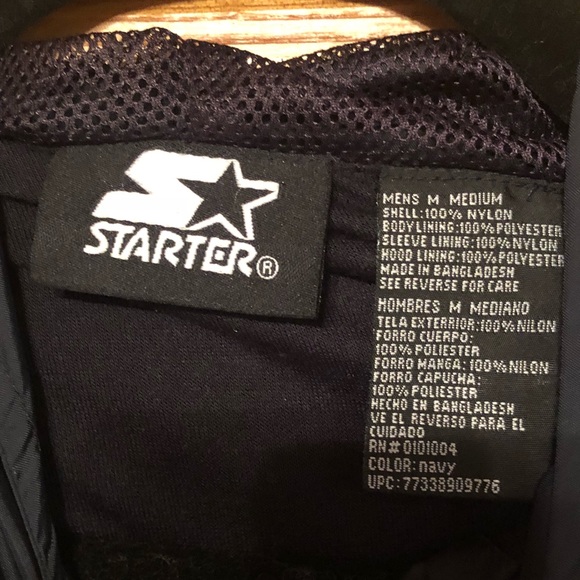 Vintage Black and Grey Starter Windbreaker - Picture 4 of 5